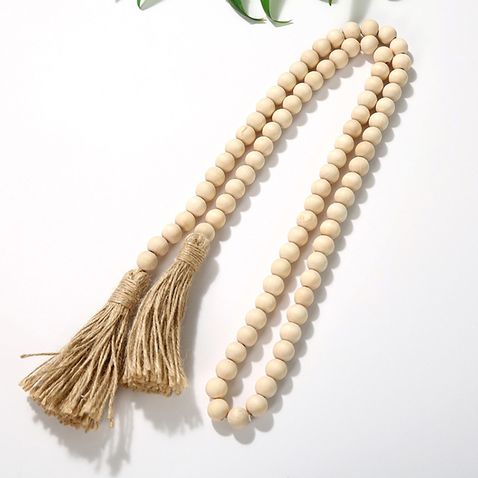 Wood Beads Garland with Tassels 5 Styles Beads Rustic Natural Wooden B –  Baby Boho Boutique