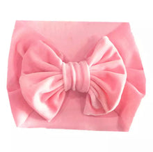 Load image into Gallery viewer, Velvety Big Bow Headwrap

