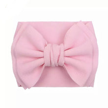 Load image into Gallery viewer, Large Double Layer Hair Bow Headband For Girls 2021 Cute Baby Elastic Hair Bands Kids Solid Turban Summmer Hair Accessories
